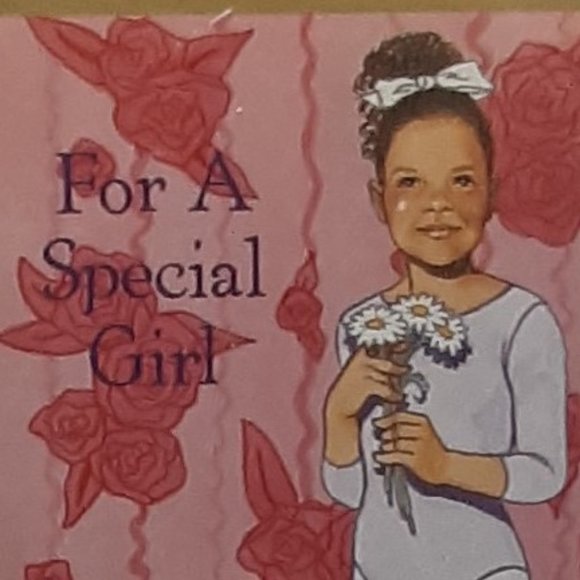 Tom Tierney Vintage Paper Doll Greeting Card For A Special Girl Shackman New - Picture 2 of 10